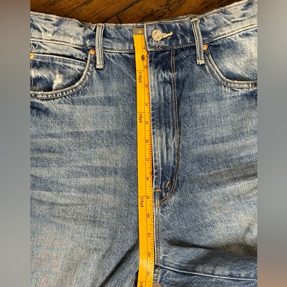 MOTHER Superior Denim High Waisted Tunnel Vision Sneak size 26 - Picture 12 of 15